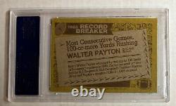 1986 Topps WALTER PAYTON MT SIGNED AUTOGRAPHED Football Card NM SIZZLING