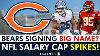 5 Big Name Nfl Free Agents Chicago Bears Can Sign After Huge Nfl Salary Cap Increase Bears Rumors
