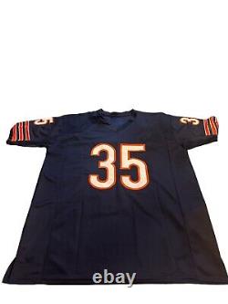 ANTHONY THOMAS Signed Chicago Bears Custom Stitched Navy JERSEY 2001 ROY