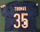 Anthony Thomas Autographed Signed Chicago Bears Stitched Navy Jersey 01 Roy