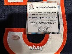 Anthony Thomas Autographed Signed Chicago Bears Stitched Navy Jersey 01 ROY