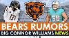 Big Connor Williams Update U0026 Why Chicago Bears Should Sign Him Keenan Allen Contract Extension