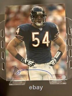 Brian Urlacher (Chicago Bears) Signed 8x10 with CoA