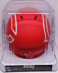 Brian Urlacher Chicago Bears Signed Lunar Amp Alt Mini Helmet Bas
