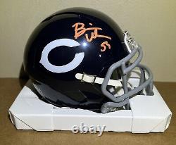 Brian Urlacher Signed Chicago Bears Mini Helmet
