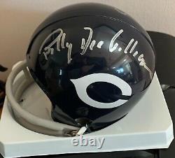 Brian's Song GALE SAYERS BILLY DEE WILLIAMS Dual Autographed Bears Mini Helmet