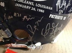 Chicago Bears 1985 SB XX Signed Authentic Full Size Helmet 27 Signatures MM COA