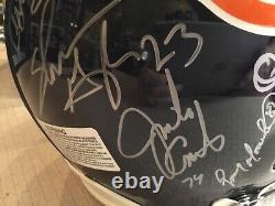 Chicago Bears 1985 SB XX Signed Authentic Full Size Helmet 27 Signatures MM COA