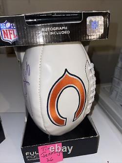 Chicago Bears Autographed Signed White Football