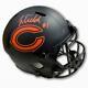 Chicago Bears Justin Fields Autographed Signed Eclipse Helmet Beckett