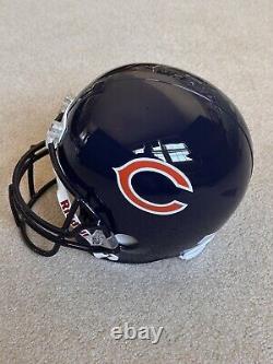 Chicago Bears Mike Singletary Full Size helmet Auto Signed + 1983 Topps PSA RC