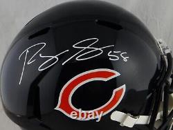 Chicago Bears Roquan Smith Signed Full Size Replica Helmet Beckett Certified