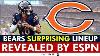 Chicago Bears Surprise Starting Lineup Revealed By Espn Before Training Camp Bears Rumors