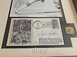 Chicago Bears Walter Payton autograph signed Gateway Oct. 7 1984 rushing record