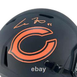 Cole Kmet Signed Chicago Bears Eclipse Speed Full-Size Replica Football Helmet