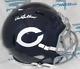 Dick Butkus Signed Chicago Bears Full Size Mini Helmet Illinois J. S. A. Cert