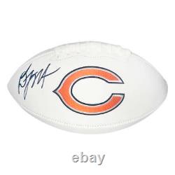 DJ Moore Signed Chicago Bears Official NFL Team Logo Football (Beckett)