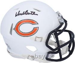 Dick Butkus Chicago Bears Signed Flat White Alternate Mini Helmet
