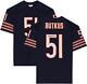 Dick Butkus Chicago Bears Signed Mitchell & Ness Navy Replica Jersey
