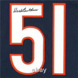 Dick Butkus Chicago Bears Signed Navy Mitchell & Ness Replica Jersey