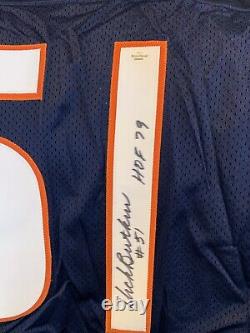 Dick Butkus Signed Chicago Bears Jersey HOF Inscribed Field of Dreams Auth