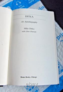 Ditka An Autobiography Book Signed Autograph by Mike Ditka -Only Ditka Signature