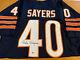 Gale Sayers Chicago Bears Signed Auto Custom Jersey Beckett Authenticed Nfl Rip