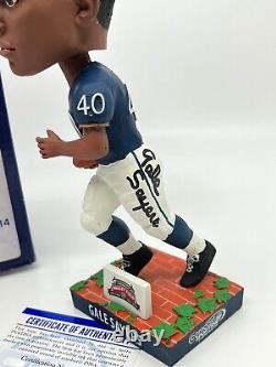 Gale Sayers Bears Signed Autograph Wrigley Field 100 Bobblehead PSA DNA A