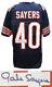 Gale Sayers Chicago Bears Signed Navy Custom Football Jersey Psa/dna