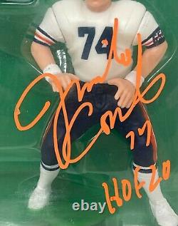 JIM COVERT Signed 1989 Chicago BEARS NFL Starting Lineup FIGURE HOF PSA/DNA COA