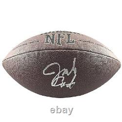 Jim Covert Chicago Bears Signed NFL Football Beckett Authentic Auto Proof HOF