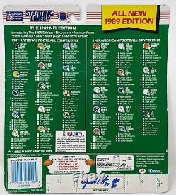 Jim Covert Signed 1989 Chicago Bears NFL Starting Lineup Figure Card HOF PSA/DNA