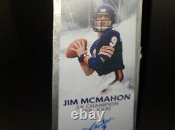 Jim McMahon Autographed Chicago Bears Signed Replica 15 Lombardi Trophy Beckett