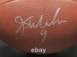 Jim McMahon Chicago Bears SB 85 Autographed Signed Brown Football PSA COA