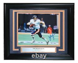 Jim McMahon Signed Framed 8x10 Chicago Bears Photo Steiner CX