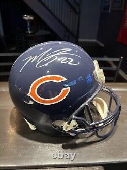 MATT FORTE Signed Chicago BEARS RIDDELL Mini-helmet