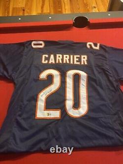 Mark Carrier Signed Chicago Bears Jersey (BAS/COA)
