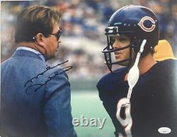 Michael Keller Ditka Chicago Bears Signed Autographed 14x11 Photo JSA COA
