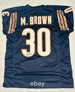 Mike Brown Signed Autographed Chicago Bears Jersey Beckett Hologram