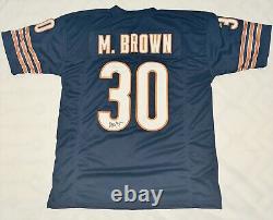 Mike Brown Signed Autographed Chicago Bears Jersey Beckett Hologram