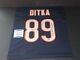 Mike Ditka Chicago Bears Autographed Signed Jersey Swatch 16x20 Beckett Coa