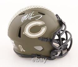 Mike Singletary Signed Autographed Chicago Bears Sts Mini Helmet Beckett Coa