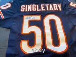 Mike Singletary signed Chicago Bears authentic Reebok Jersey