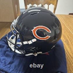 Noah Sewell Signed Chicago Bears Fanatics Speed Full Size Replica NFL Helmet