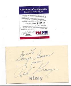 Red Grange Chicago Bears Football HOFer Autographed Government Postcard PSA