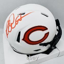 Richard Dent Chicago Bears Signed Lunar Eclipse Mini Helmet BAS COA