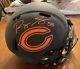 Roquan Smith Signed Chicago Bears Full-size Eclipse Speed Helmet Bas Coa
