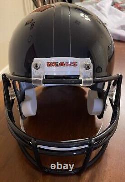 Roquan Smith Signed Chicago Bears Full-Size Helmet BAS COA
