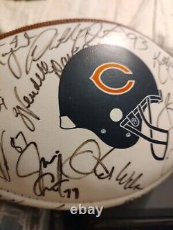 Signed 2002 Chicago Bears Fan Convention Football/case Erik Kramer, Stan Jones