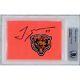 Tremaine Edmunds Signed Chicago Bears Auto Football Pylon Beckett Bgs Autograph